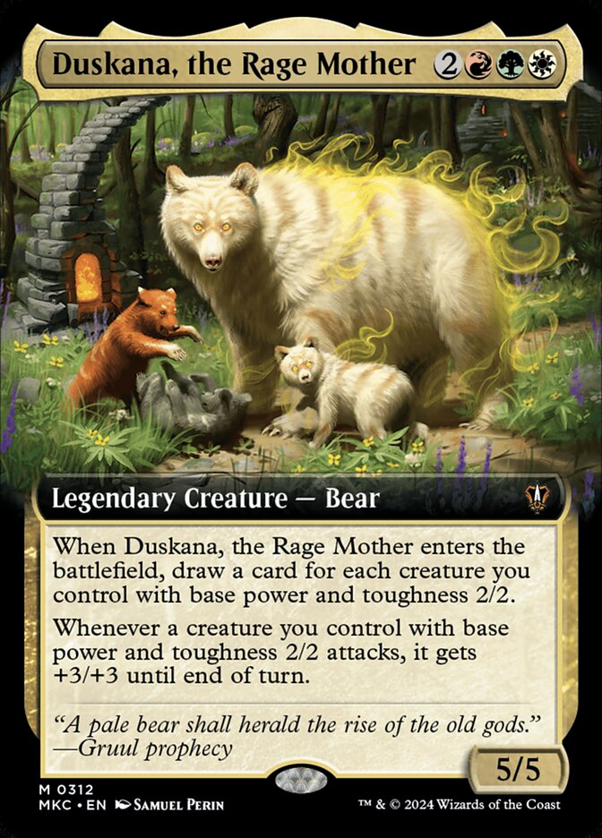 Duskana, the Rage Mother - Extended Art - Foil
