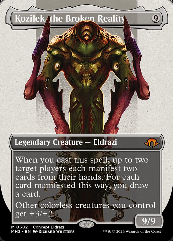 Kozilek, the Broken Reality - Borderless - Foil