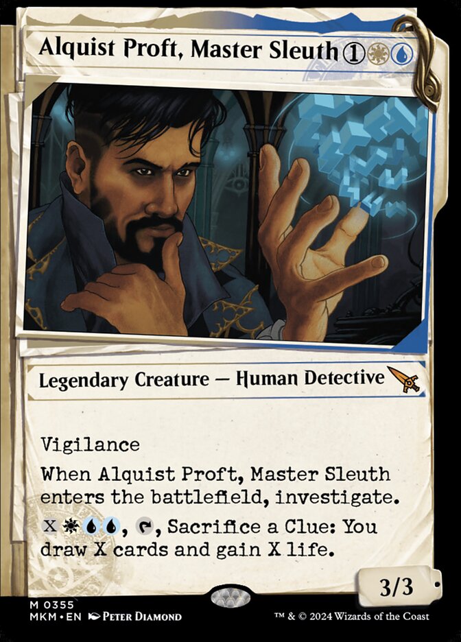 Alquist Proft, Master Sleuth - Dossier