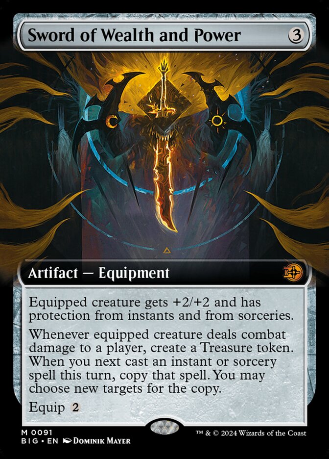 Sword of Wealth and Power - Extended Art - Foil