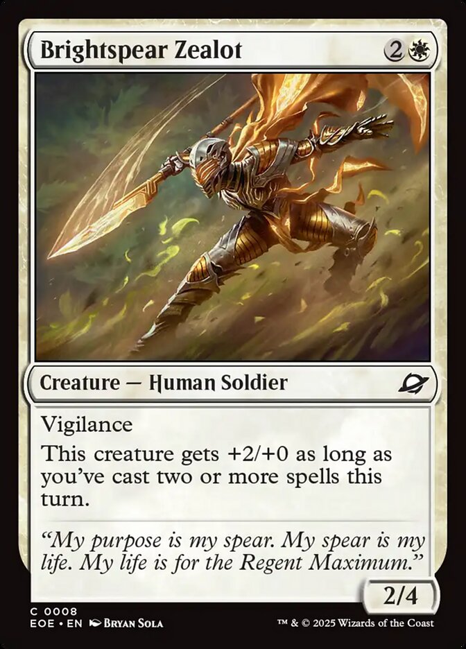 Brightspear Zealot - Foil