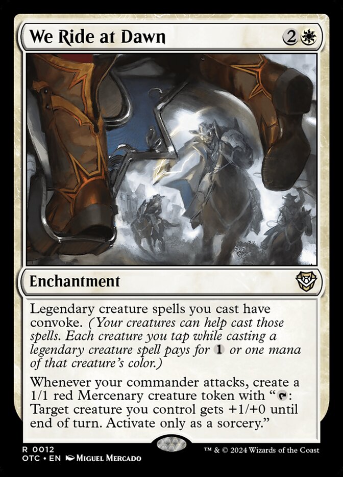 We Ride at Dawn - Foil