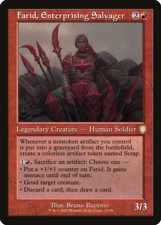 Farid, Enterprising Salvager - Retro Frame