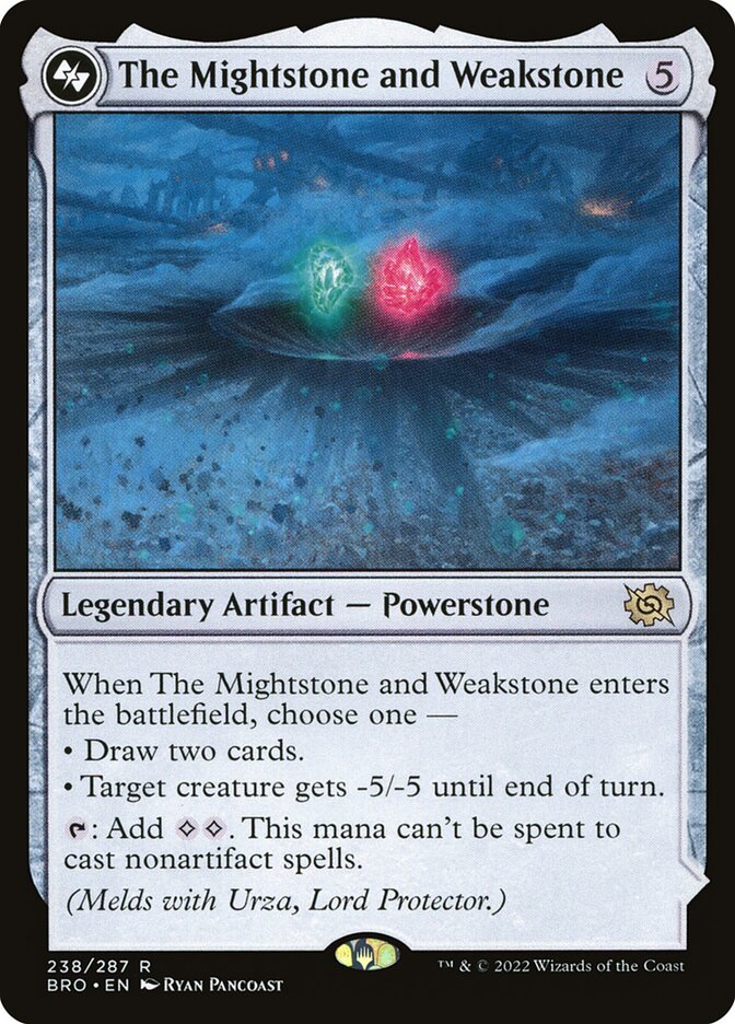 The Mightstone and Weakstone - Foil