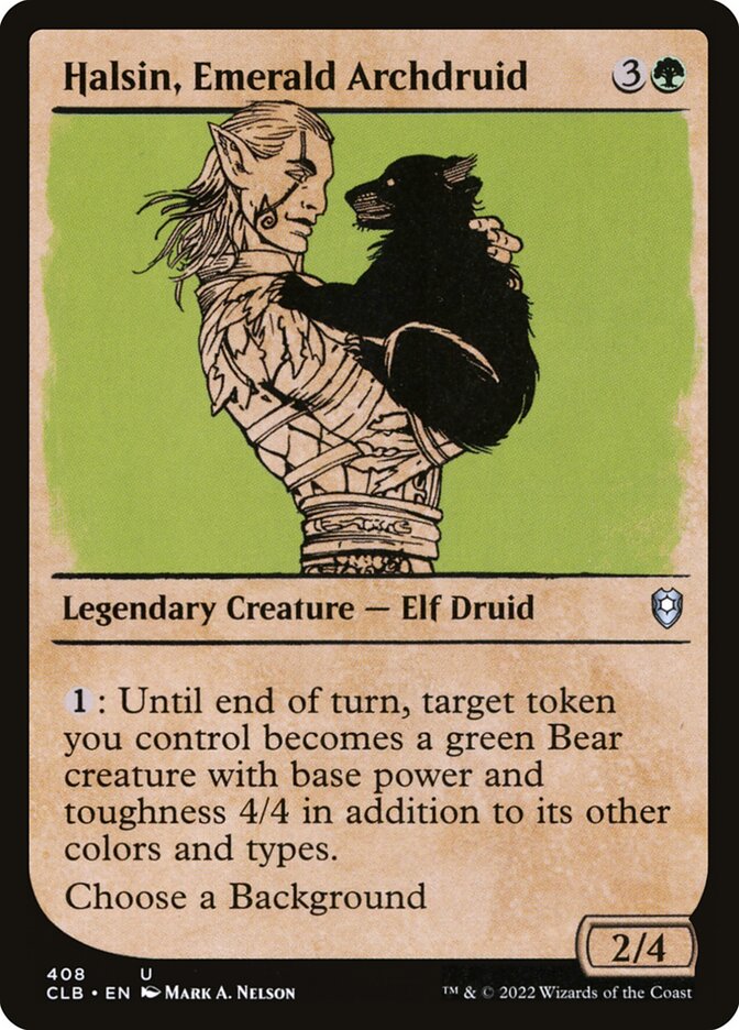 Halsin, Emerald Archdruid - Showcase - Foil