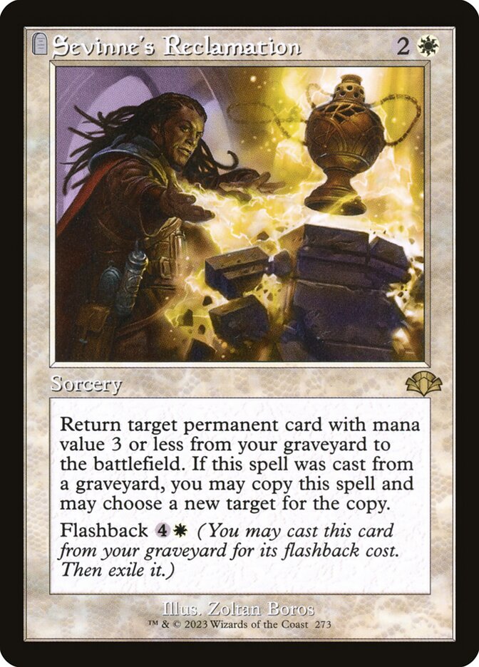 Sevinne's Reclamation - Retro Frame - Foil