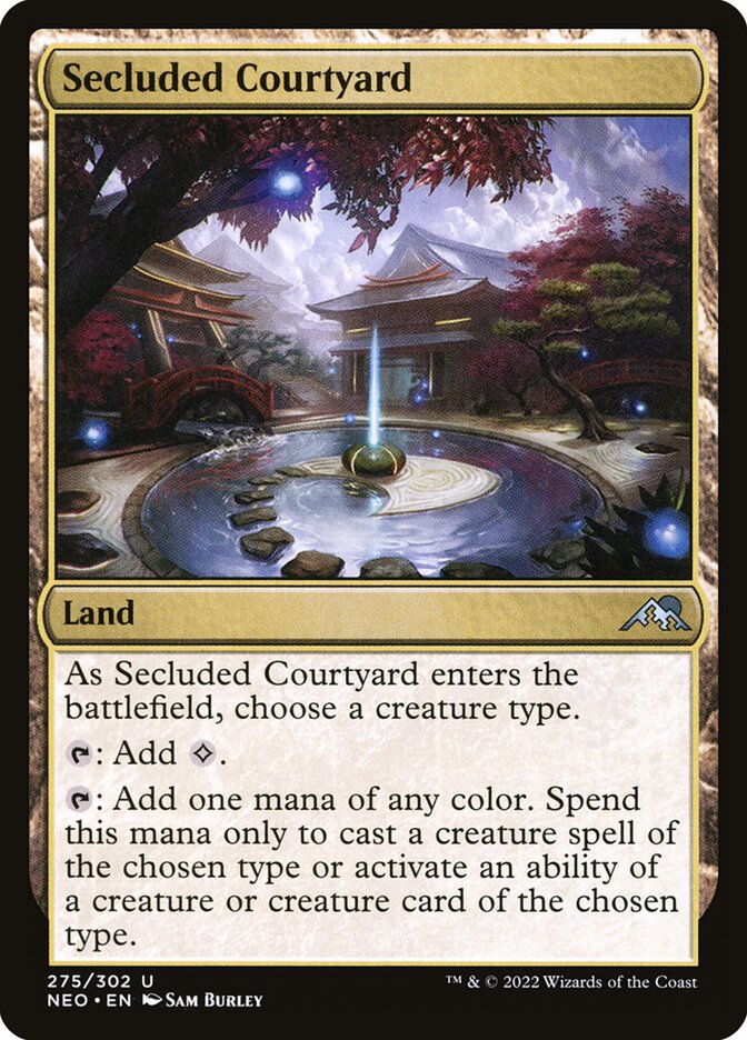 Secluded Courtyard - Foil