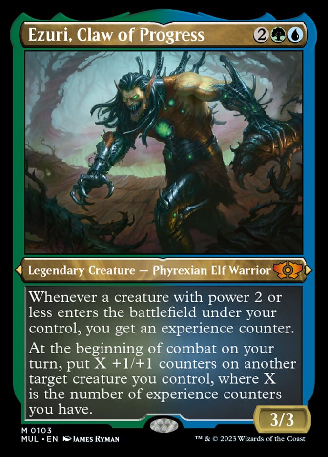 Ezuri, Claw of Progress - Etched - Foil