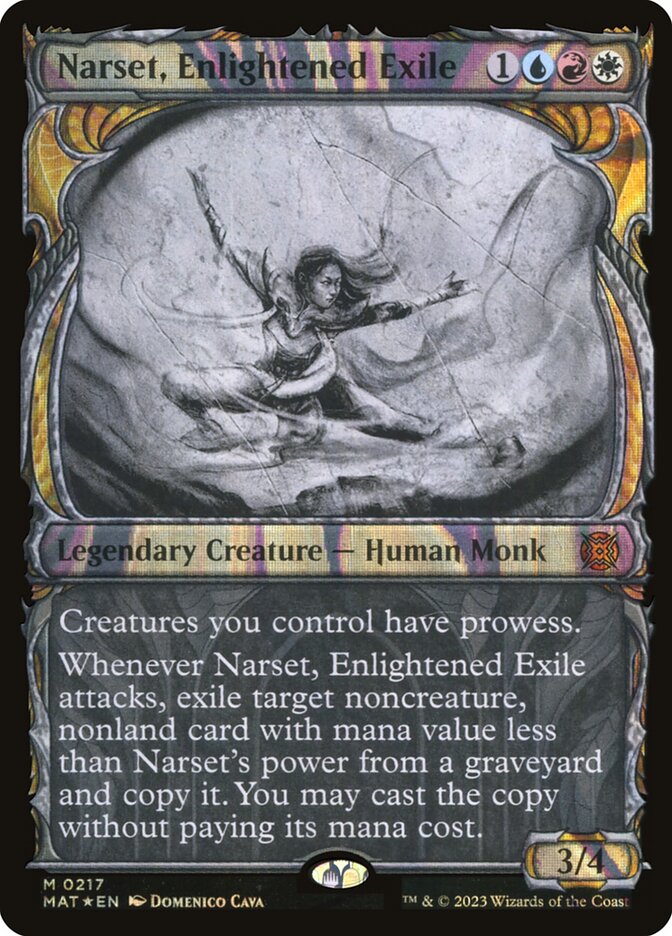 Narset, Enlightened Exile - Halo Foil