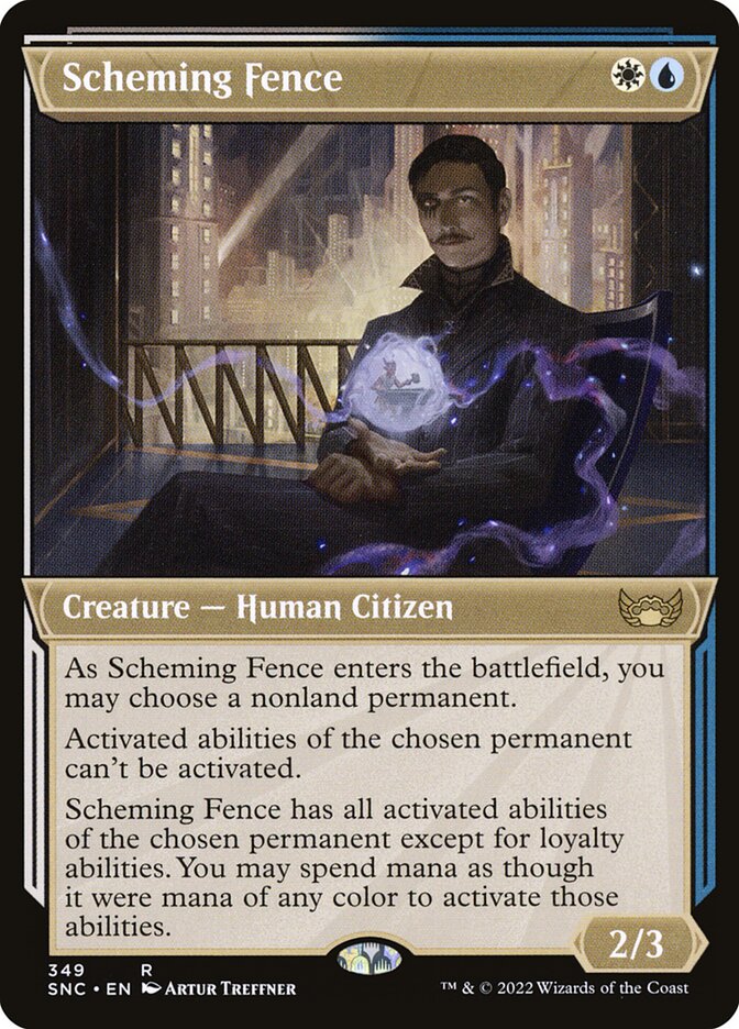 Scheming Fence - Showcase - Foil