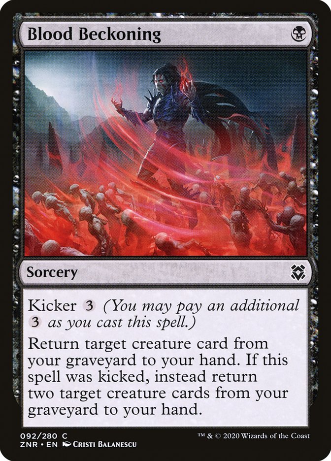 Blood Beckoning - Foil