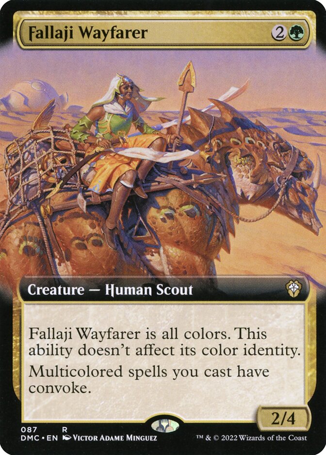 Fallaji Wayfarer - Extended Art - Foil