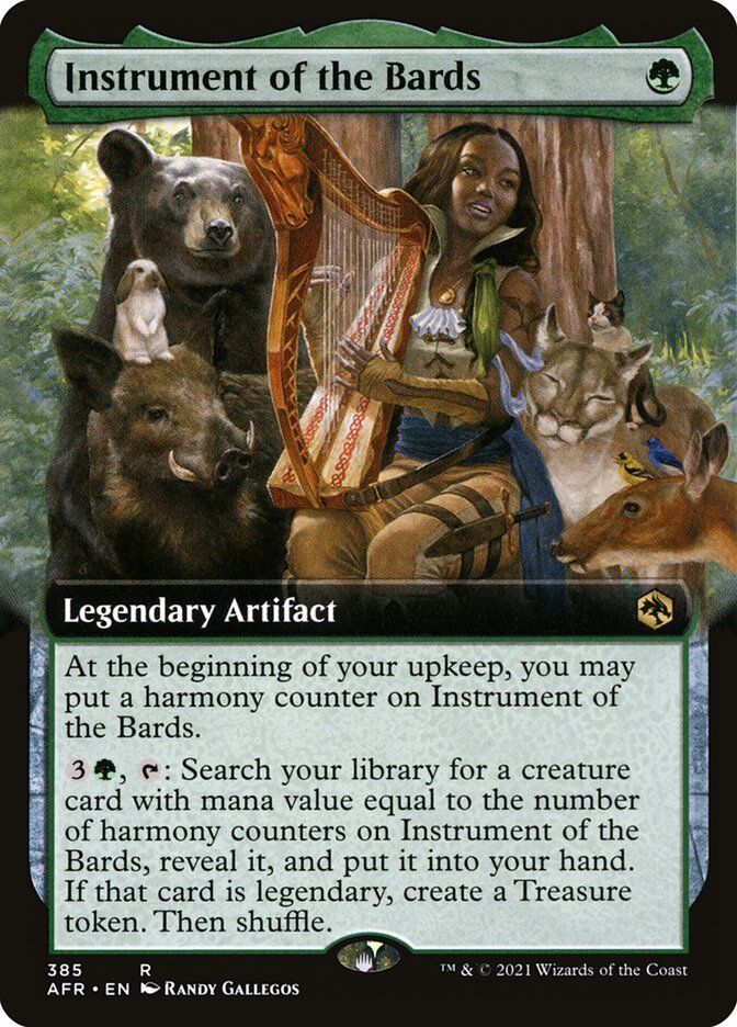 Instrument of the Bards - Extended Art - Foil
