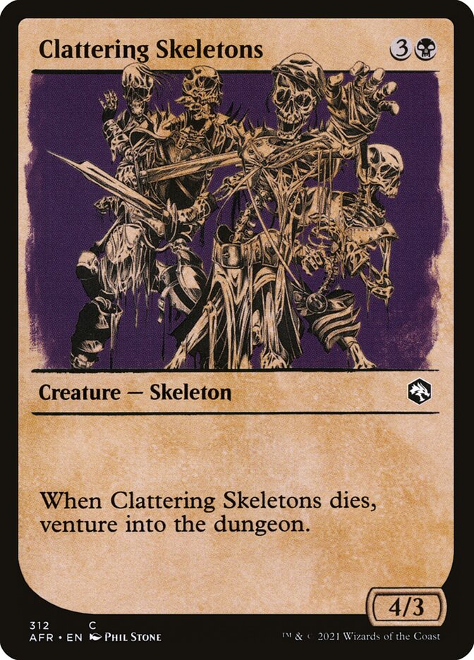 Clattering Skeletons - Showcase - Foil