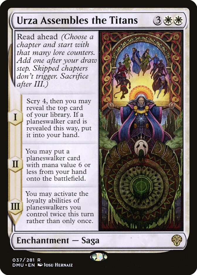 Urza Assembles the Titans - Foil