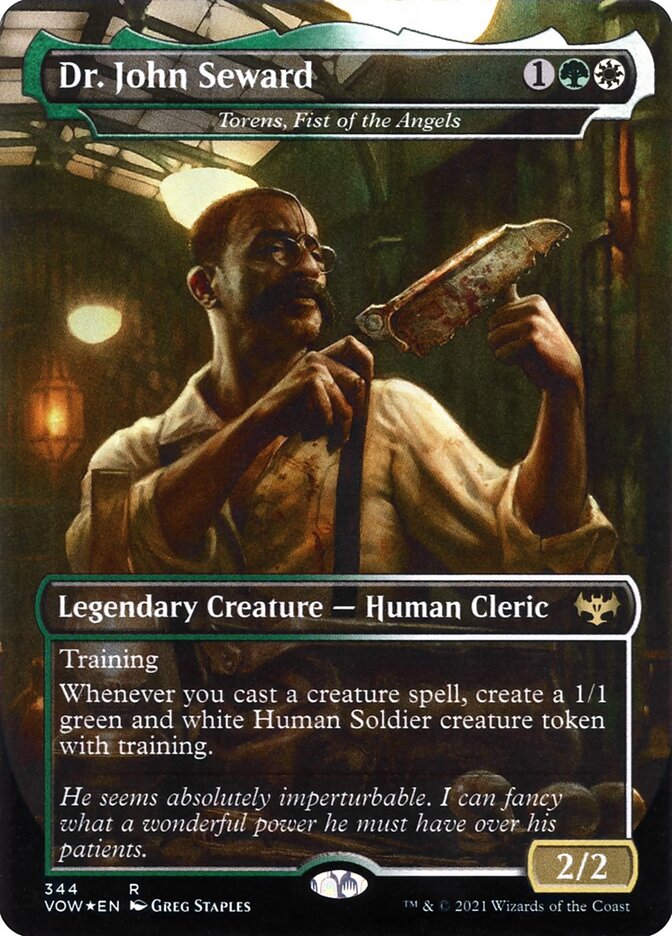 Dr. John Seward (Torens, Fist of the Angels) - Borderless Dracula Series - Foil