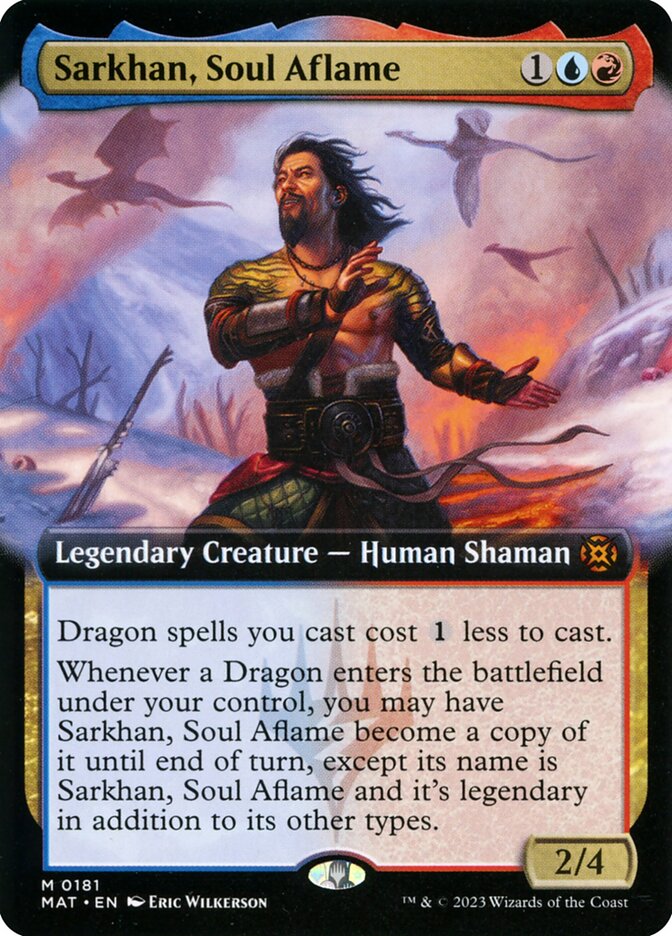 Sarkhan, Soul Aflame - Extended Art - Foil