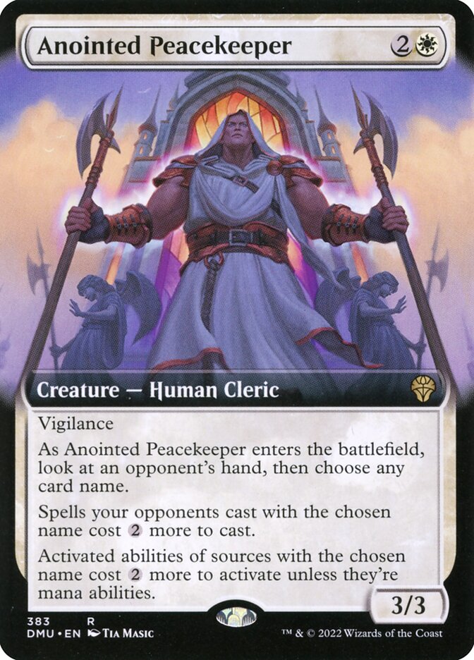 Anointed Peacekeeper - Extended Art - Foil