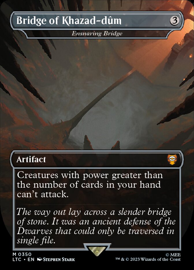 Bridge of Khazad-dum (Ensnaring Bridge) - Borderless - Foil