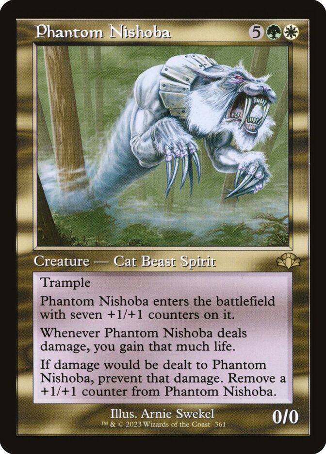 Phantom Nishoba - Retro Frame - Foil