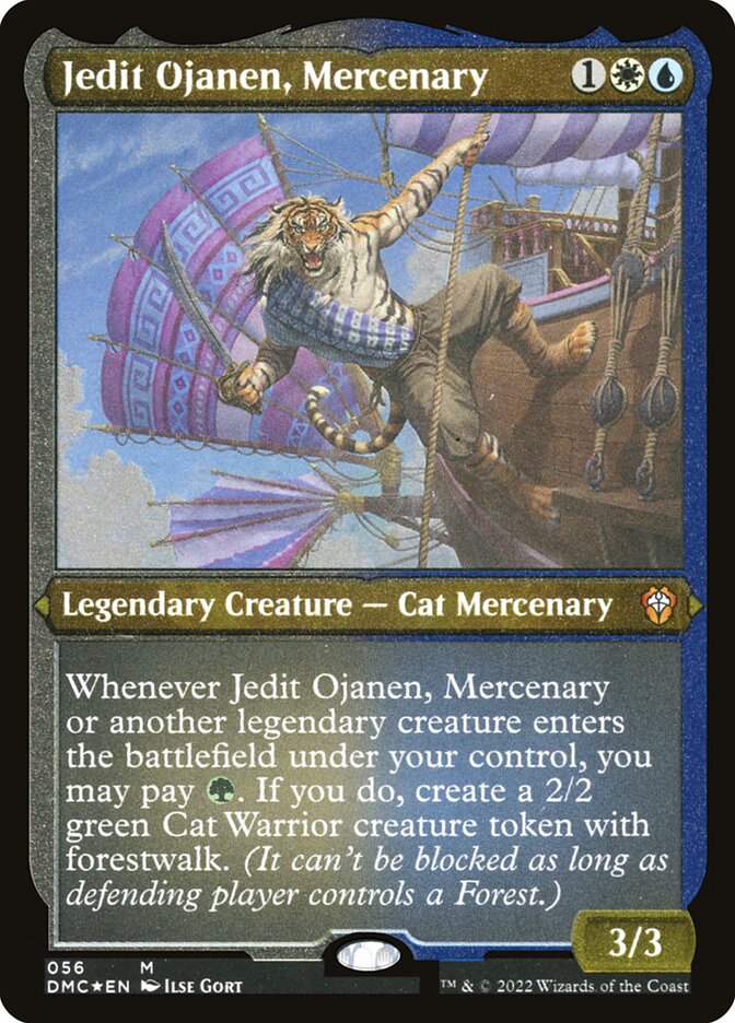 Jedit Ojanen, Mercenary - Etched - Foil