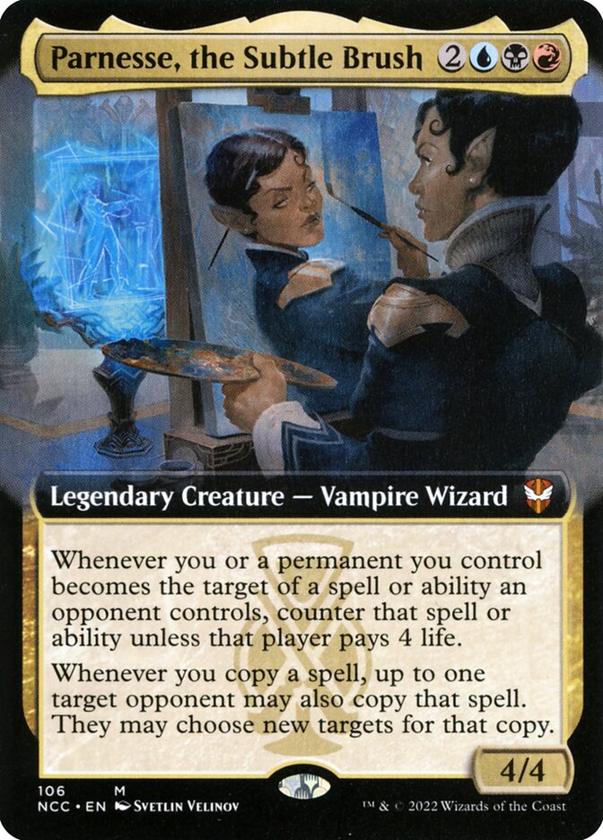 Parnesse, the Subtle Brush - Extended Art - Foil