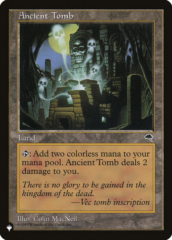 Ancient Tomb - The List