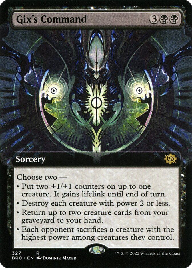 Gix's Command - Extended Art - Foil