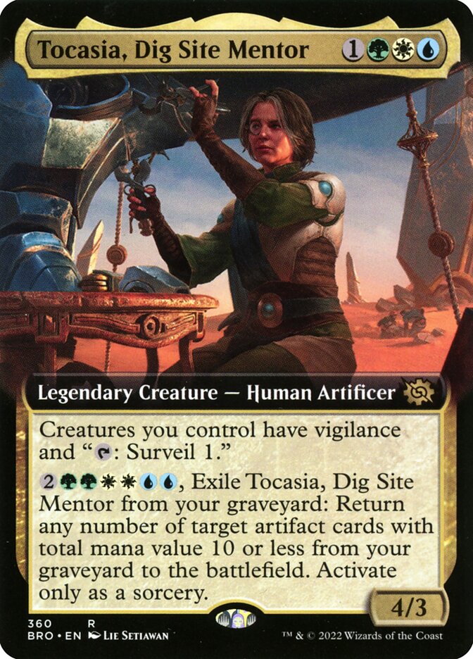 Tocasia, Dig Site Mentor - Extended Art - Foil
