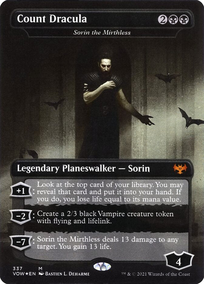 Count Dracula (Sorin the Mirthless) - Borderless Dracula Series - Foil