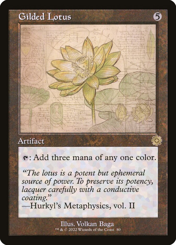 Gilded Lotus - Schematic - Foil