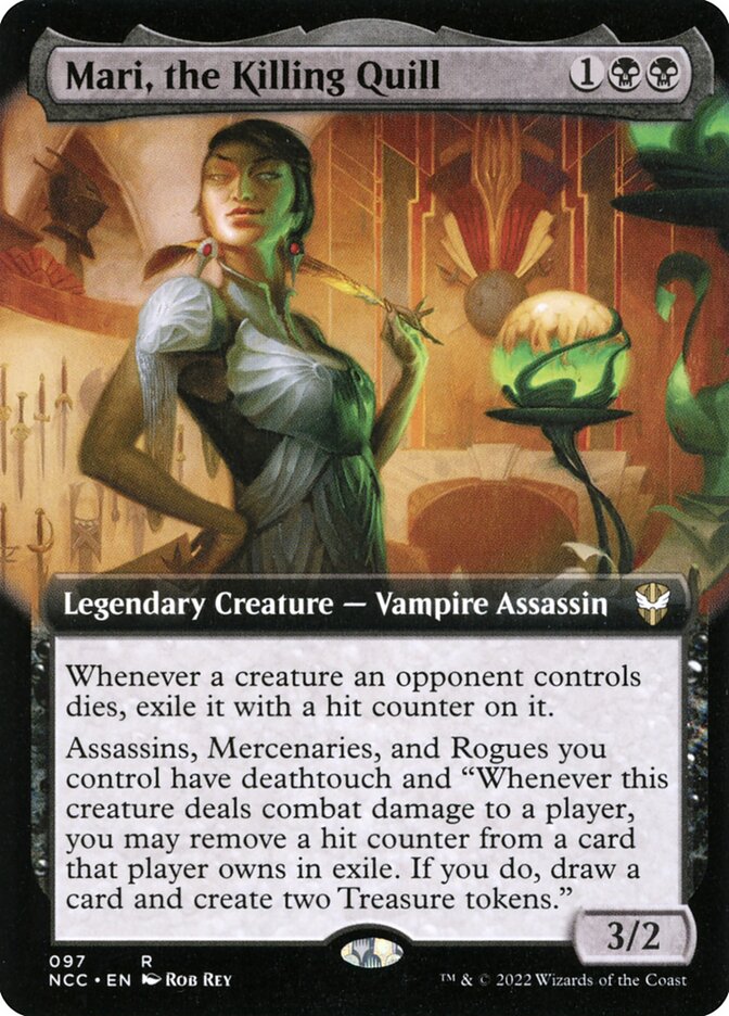 Mari, the Killing Quill - Extended Art - Foil