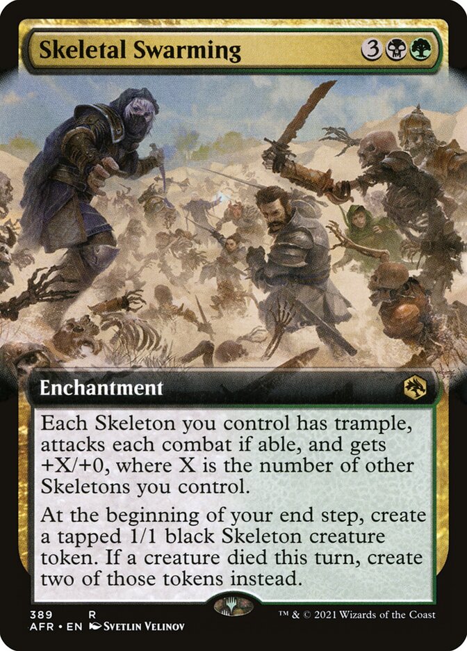 Skeletal Swarming - Extended Art - Foil