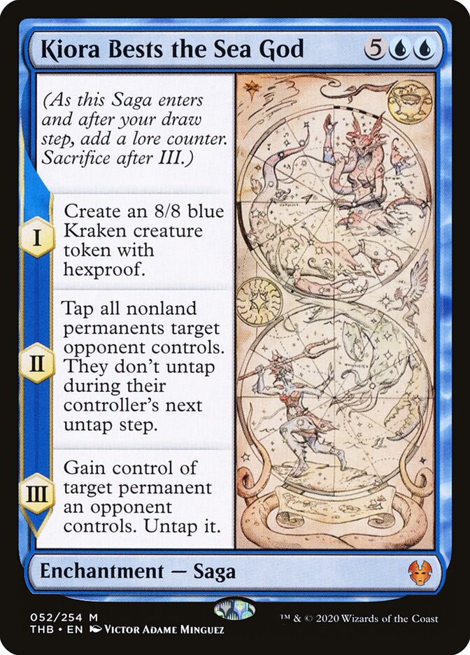 Kiora Bests the Sea God - Foil