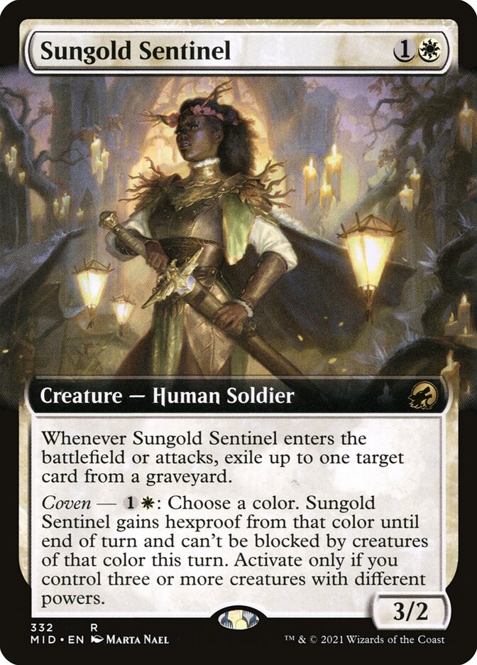 Sungold Sentinel - Extended Art - Foil