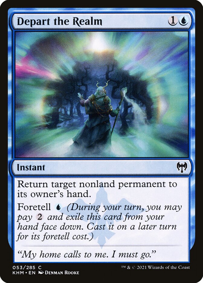 Depart the Realm - Foil