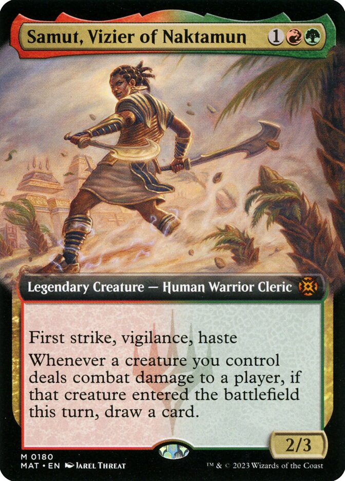 Samut, Vizier of Naktamun - Extended Art - Foil