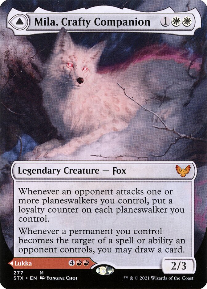 Mila, Crafty Companion // Lukka, Wayward Bonder - Borderless