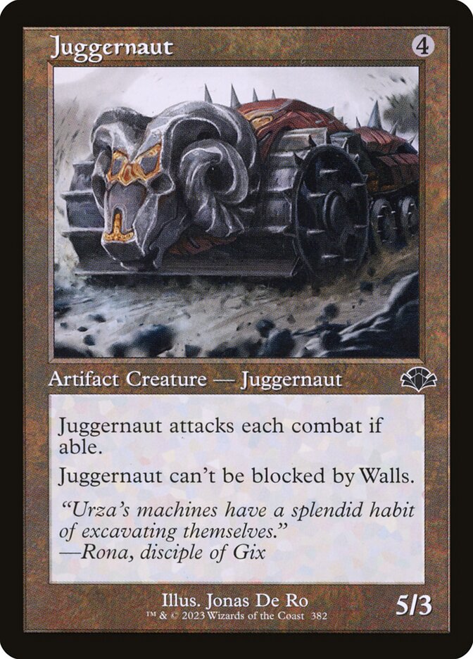 Juggernaut - Retro Frame - Foil