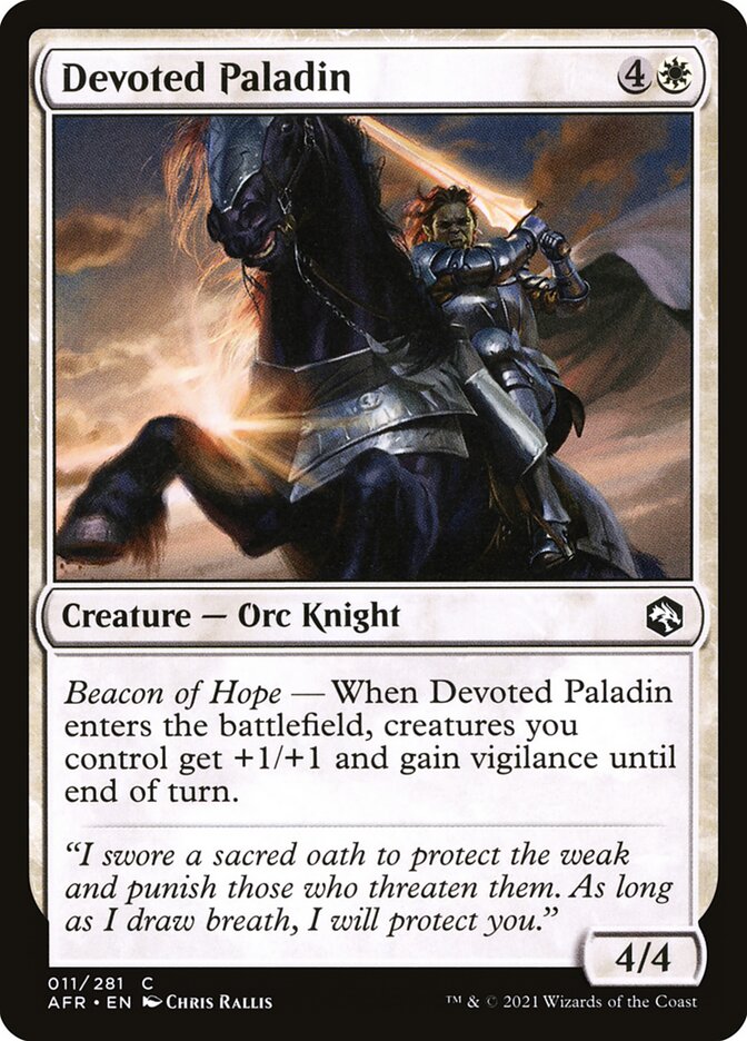Devoted Paladin - Foil
