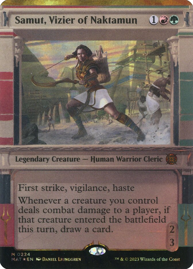 Samut, Vizier of Naktamun - Halo Foil