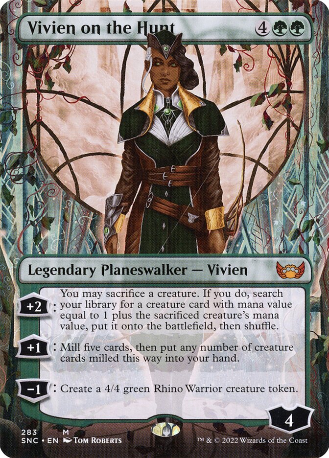 Vivien on the Hunt - Borderless - Foil