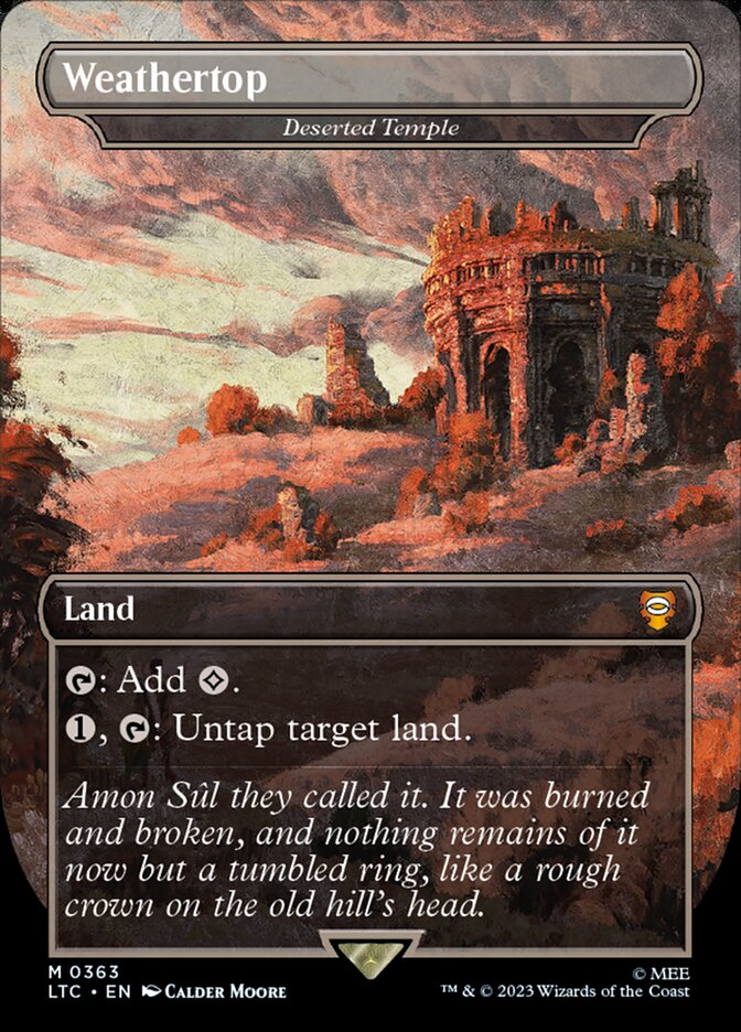 Weathertop (Deserted Temple) - Borderless - Foil