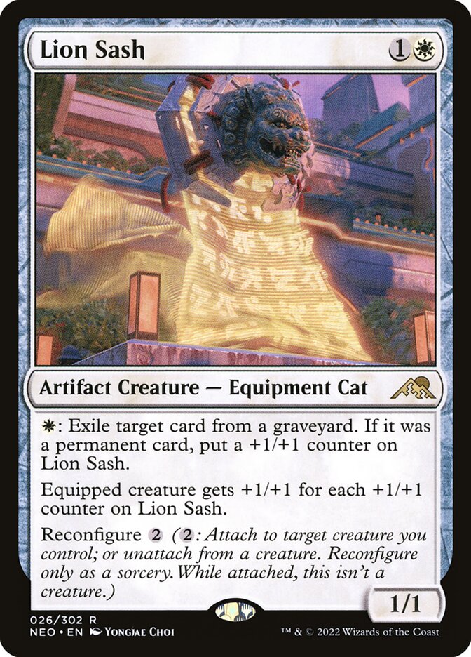 Lion Sash - Foil