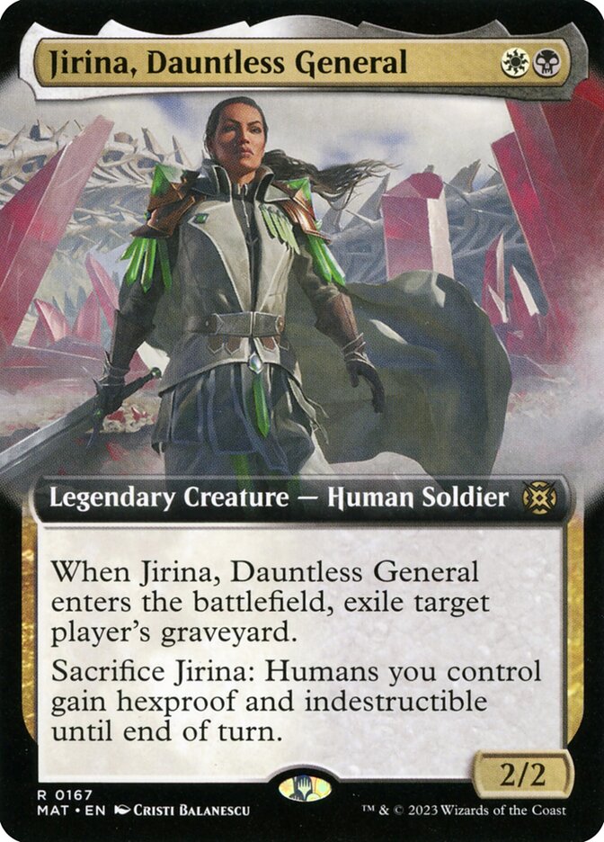 Jirina, Dauntless General - Extended Art - Foil