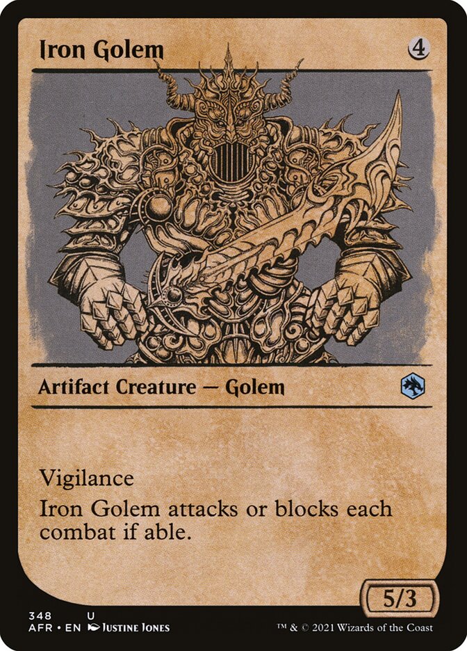 Iron Golem - Showcase - Foil