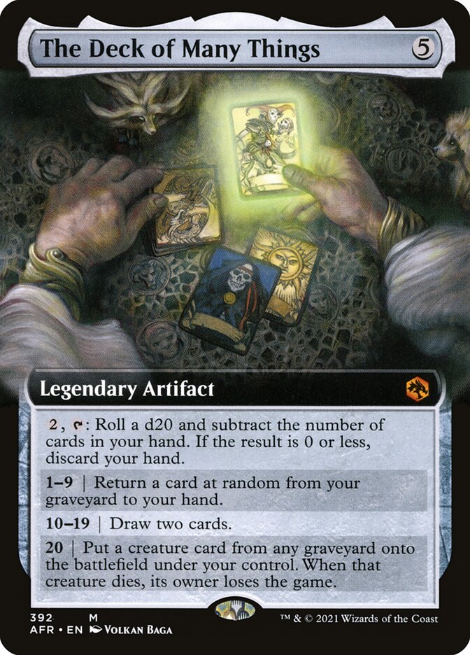 The Deck of Many Things - Extended Art - Foil