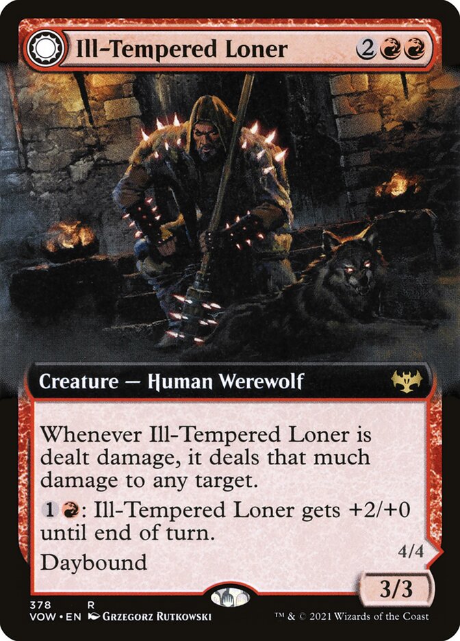 Ill-Tempered Loner // Howlpack Avenger - Extended Art