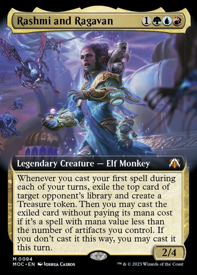 Rashmi and Ragavan - Extended Art - Foil
