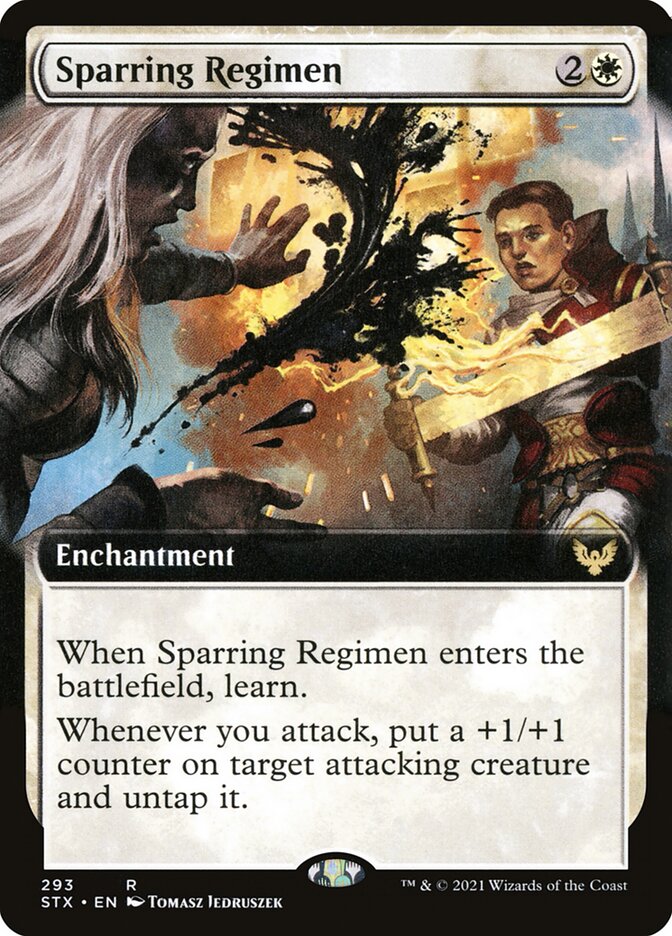 Sparring Regimen - Extended Art - Foil